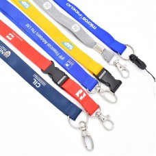 Customized Rubber Print Lanyards 